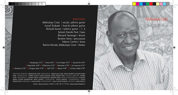 Photo pour la jaquette du CD Abdoulaye Cissé